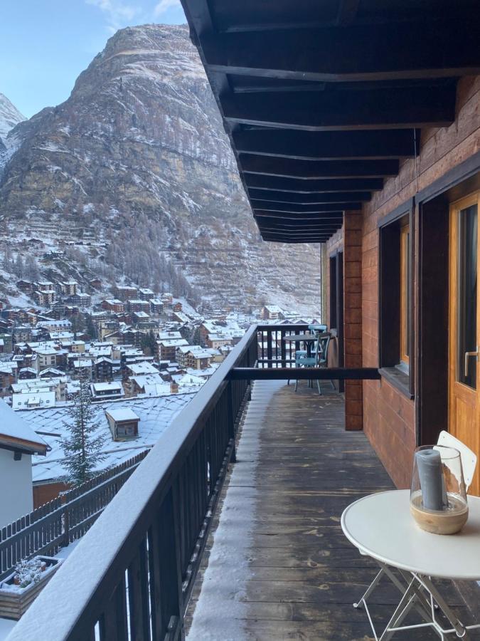 Apartment With Beautiful Views In Церматт Экстерьер фото