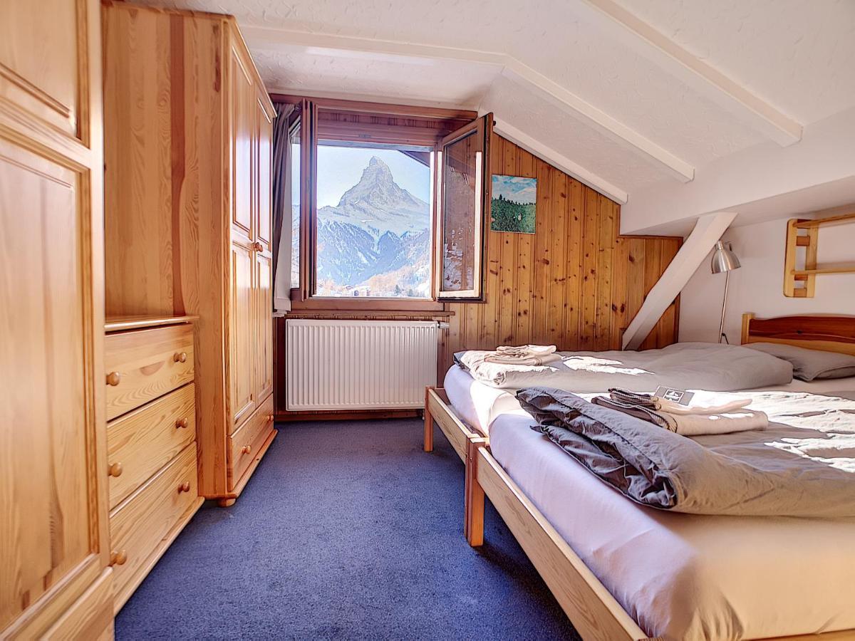 Apartment With Beautiful Views In Церматт Экстерьер фото